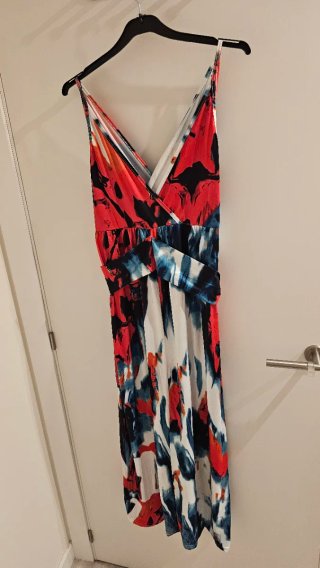 Vestido largo Shein estampado