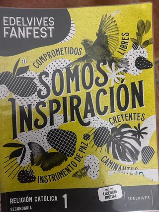 LIBROS 1o ESO RELIGIÓN CATÓLICA SOMOS INSPIRACIÓN