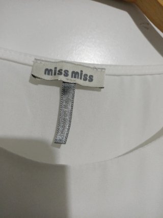 Blusa Miss Miss blanca talla única