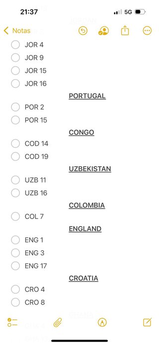 Cromos Mundial 2026