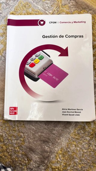 Gestión de compras, CFGS Comercio y Marketing