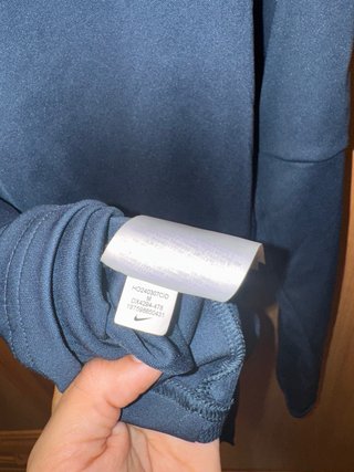 Sudadera Nike Azul Media Cremallera