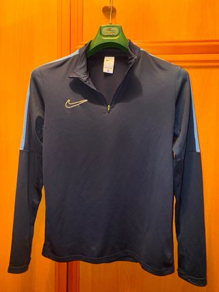 Sudadera Nike Azul Media Cremallera