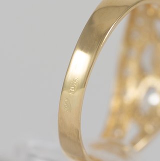 Anillo de oro 18k 750