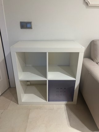 Estantería Kallax Ikea Blanca 4 Cubos