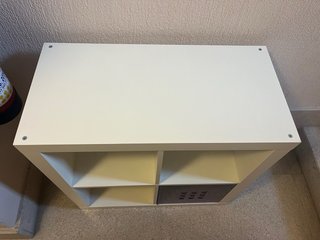 Estantería Kallax Ikea Blanca 4 Cubos