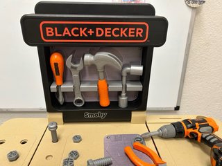 Banco de herramientas Smoby Black+Decker