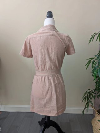 Vestido camisero rosa talla 36