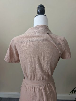 Vestido camisero rosa talla 36