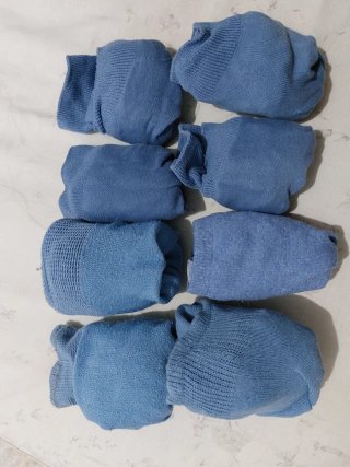 Calcetines azules para mujer