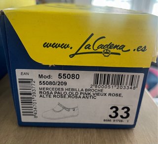 Merceditas niña rosa palo La Cadena T33