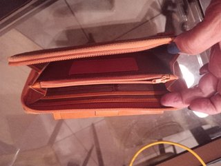 Billetero Piel Piquadro Marrón Claro