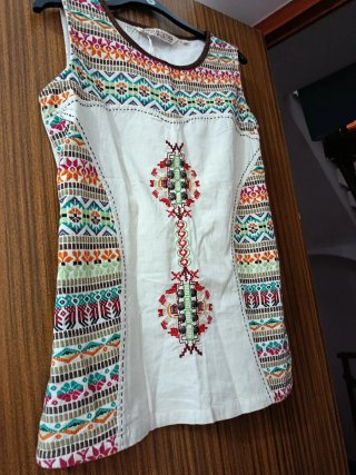 Vestido/Camisa Hippie Multicolor