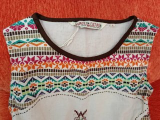 Vestido/Camisa Hippie Multicolor