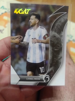 Carta Fútbol Lionel Messi GOAT