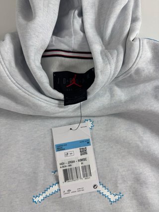 Sudadera Jordan Gris y Azul Talla M