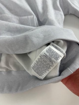 Sudadera Jordan Gris y Azul Talla M