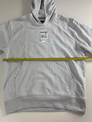 Sudadera Jordan Gris y Azul Talla M