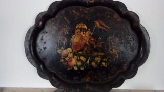 Lote bandejas pintadas