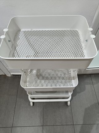 Carrito RASKOG IKEA Blanco