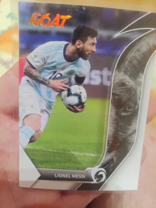 Carta Fútbol Lionel Messi GOAT