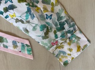 Vestido camisero estampado flores talla 42