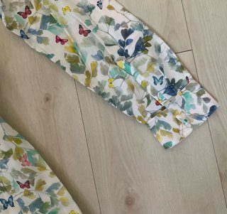 Vestido camisero estampado flores talla 42