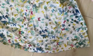 Vestido camisero estampado flores talla 42