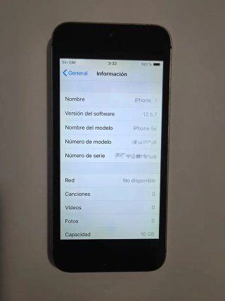 iPhone 5s 16GB Plata
