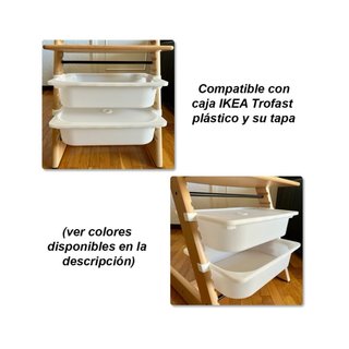 4 Adaptadores de trona STOKKE para caja de Ikea