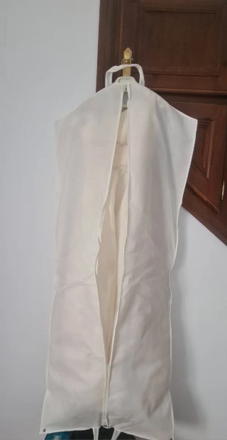 Vestido de Comunión Beige/Blanco