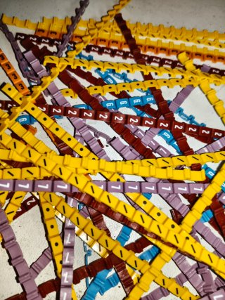 Lote Marcadores de Cables Legrand (Mémocab/Duplix)
