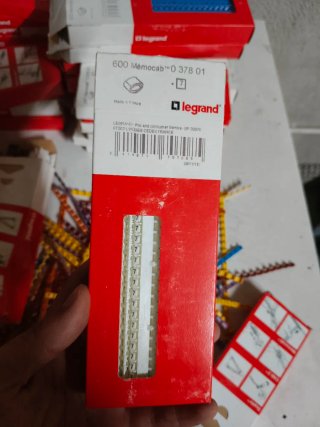 Lote Marcadores de Cables Legrand (Mémocab/Duplix)