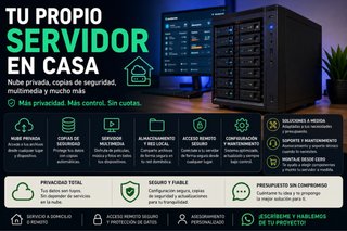 Montaje servidores domésticos personalizados