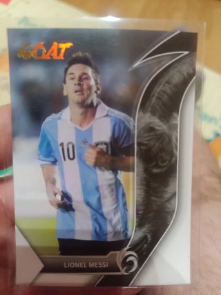 Carta Lionel Messi GOAT Futbol