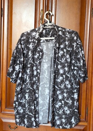 Camisa estampada manga corta