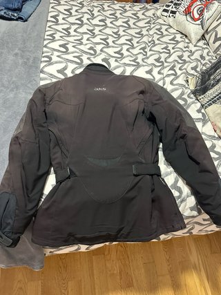 Chaqueta Moto Negra y Gris