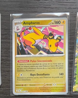 Carta Pokémon Ampharos 029/086 Caos Creciente