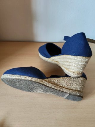 Zapatillas esparto azul