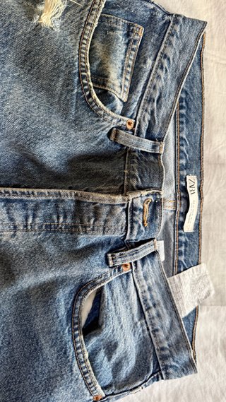 Pantalón vaquero Zara azul