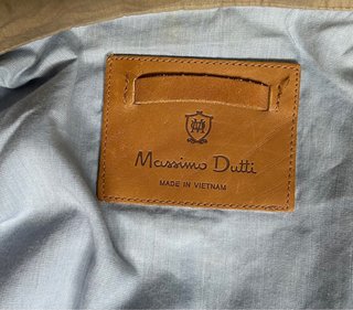 Parka Sahariana Massimo Dutti Beige Hombre