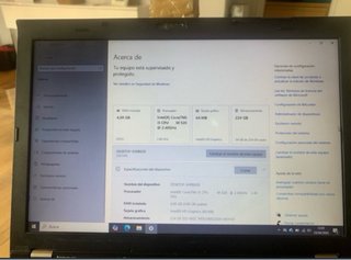 Ordenador Portátil Lenovo T410 i5 Windows 10 PRO
