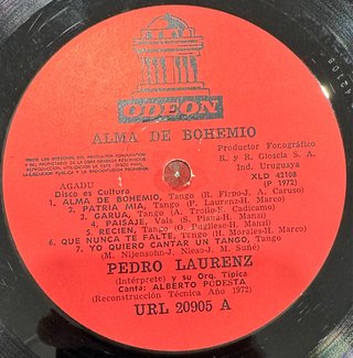Pedro Laurenz LP Tango Argentino