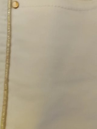 Pantalón Mango Mujer Blanco Talla 36
