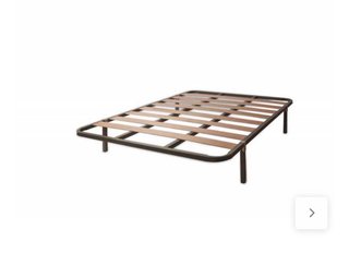 Somier 150cm + 2x105cm y Mesita Pino