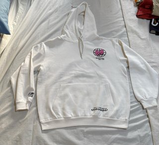 Sudadera Pull&Bear Blanca Talla L