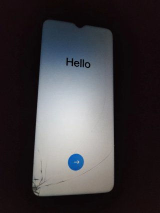 Móvil OPPO A78 5G Negro/Azul   Pantalla algo rota