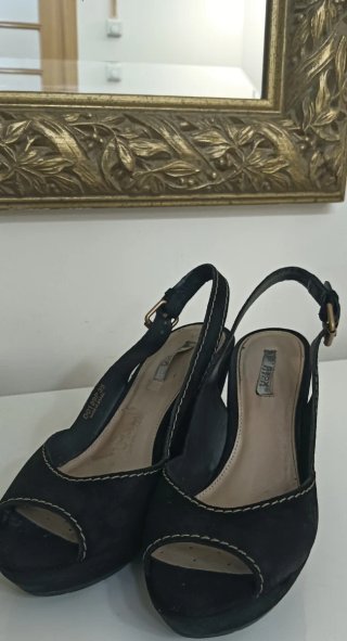 Sandalias Geox ante negras