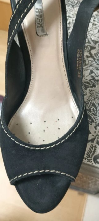 Sandalias Geox ante negras