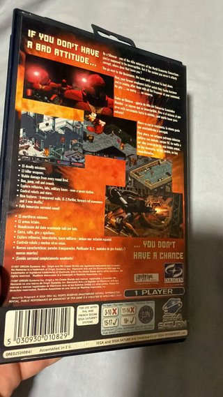 Crusader: No Remorse per Sega Saturn